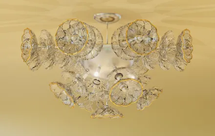 Lustr designový ELflower74III+IIMATT