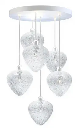Moderní závěsné svítidlo ELA05Crystal