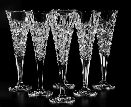 Sklenice na sekt sada 6 ks BG07270