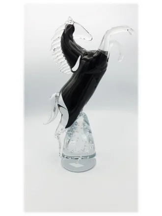 Skleněná figurka - kůň JA/KUP/BL