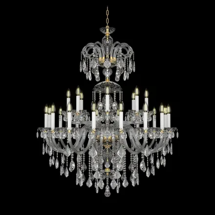 Lustr křišťálový luxusní EL1282404PB