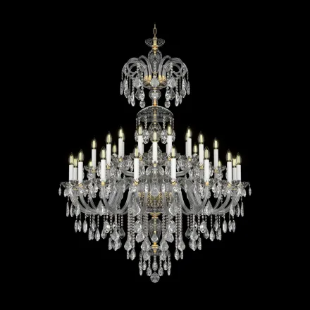 Křišťálový luxusní lustr EL1283204PB