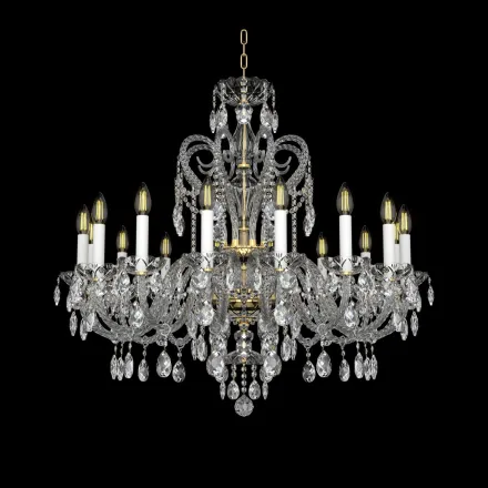 Lustr křišťálový luxusní EL1381601PB