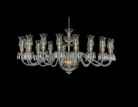 Křišťálový luxusní lustr EL6781603TOVAL