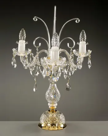 Křišťálová stolní lampa ES140302