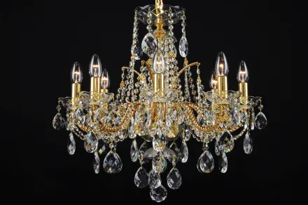 Lustr křišťálový LLCH08-COATED-CRYSTAL-D