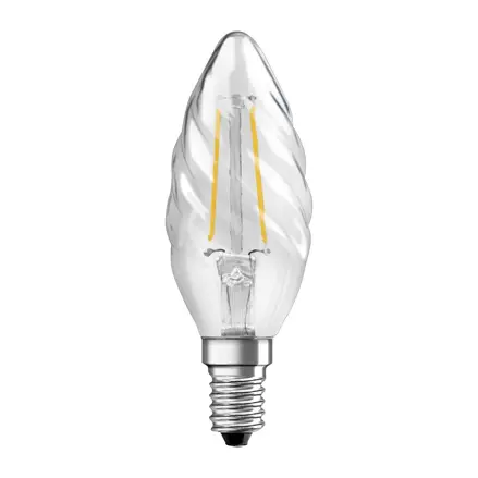 LED žárovka E14 kroucená 4W