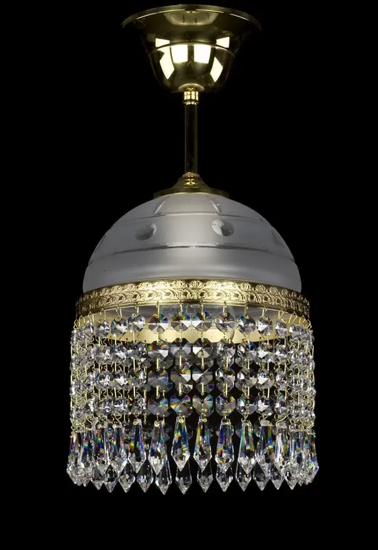 Lustr mosazný s ověsy L331CLN