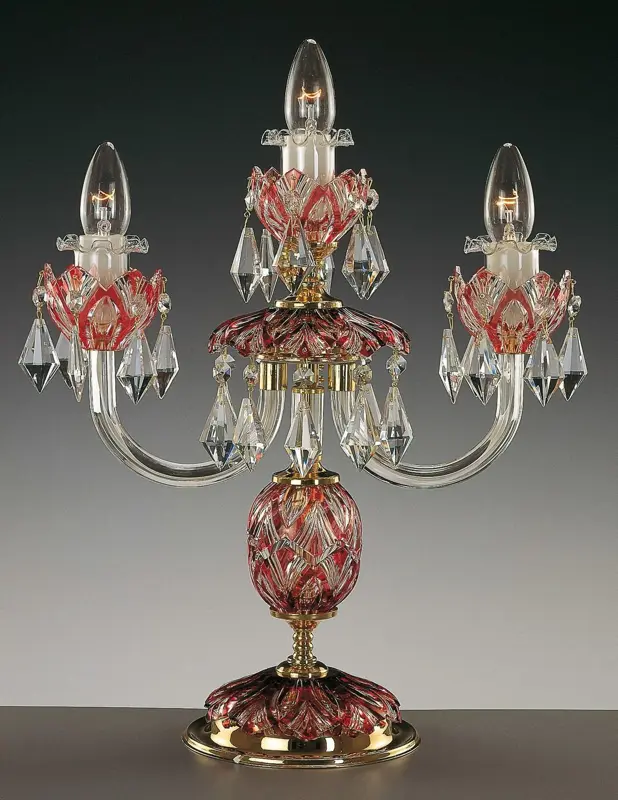 Křišťálová stolní lampa ES601317