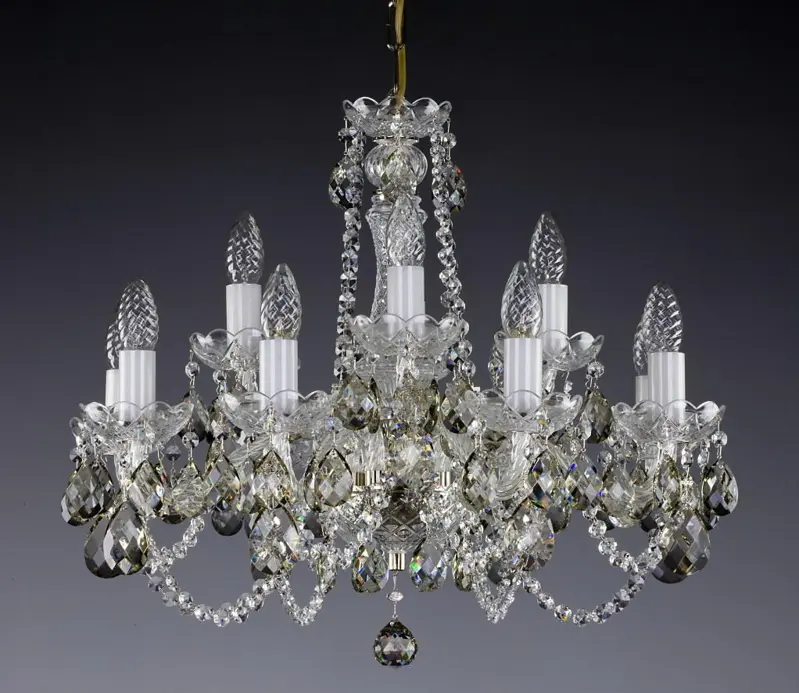 Lustr s barevnými ověsy L074B 8007