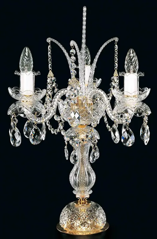 Křišťálová stolní lampa ES100340