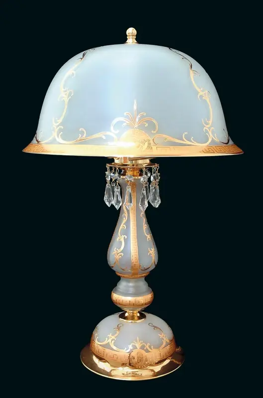 Křišťálová stolní lampa ES531303sirm Křišťálová stolní lampa ES531303sirm