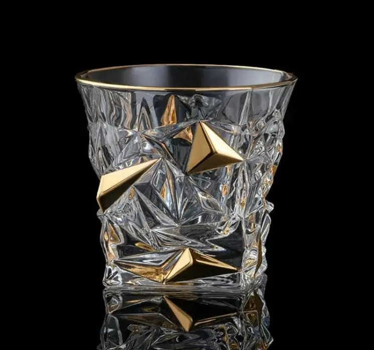Sklenice na whisky sada 2 ks BG12107-zlato