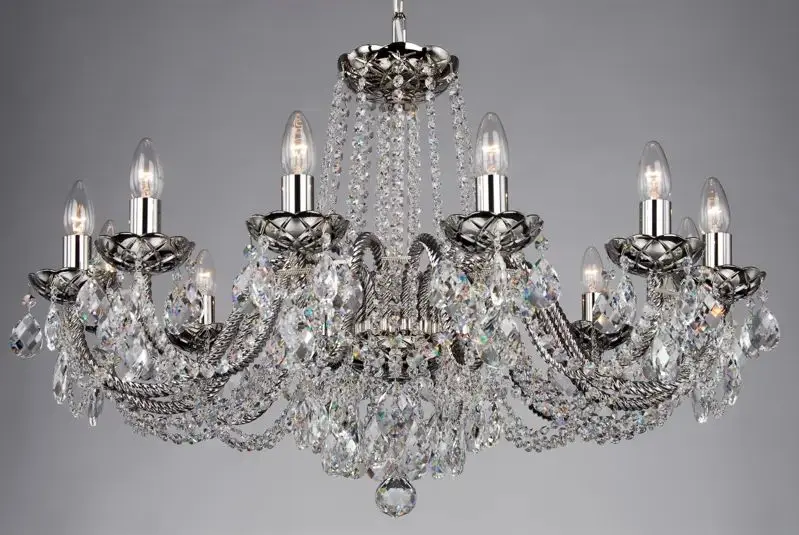 Lustr křišťálový LLCH12-COATED-CRYSTAL-NBNSNi Lustr křišťálový LLCH12-COATED-CRYSTAL-NBNSNi