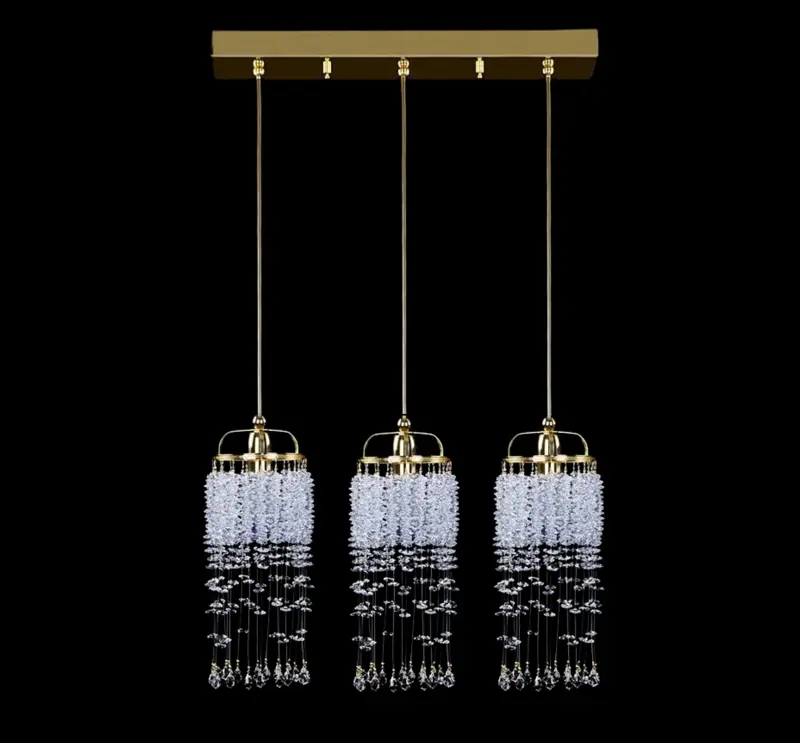 Závěsné svítidlo křišťálové L465CLN