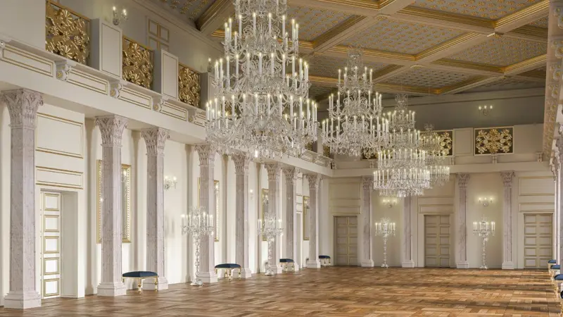 Velký skleněný lustr EL6188003 Velký skleněný lustr EL6188003