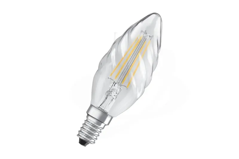 LED žárovka E14 kroucená 4W