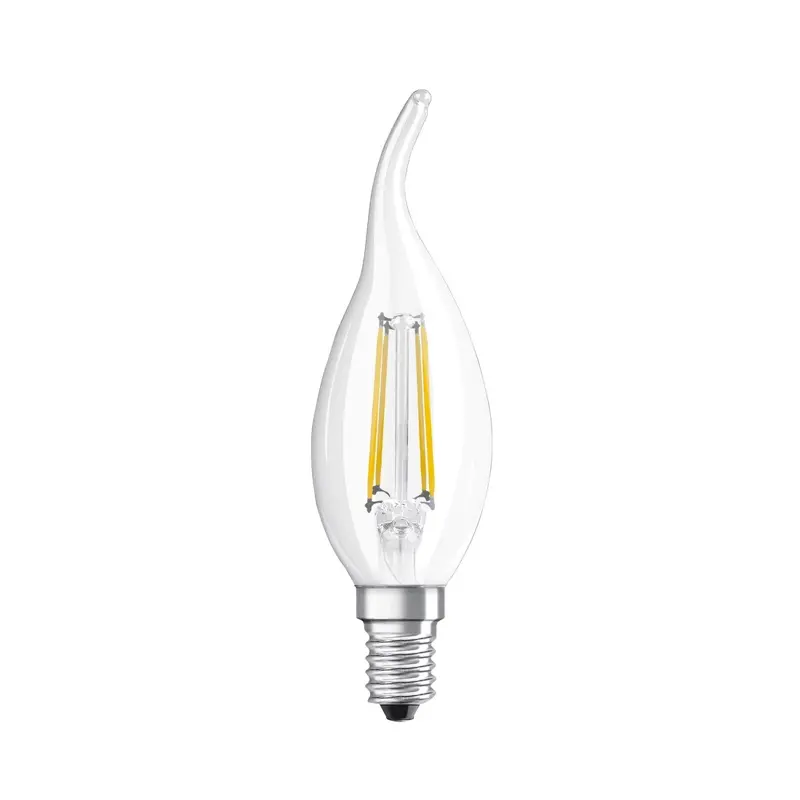 LED žárovka E14 plamínek 4W
