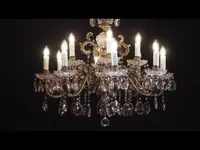 Mosazný luxusní lustr EL8501201PT*