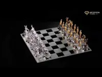 Šachy skleněné ART030