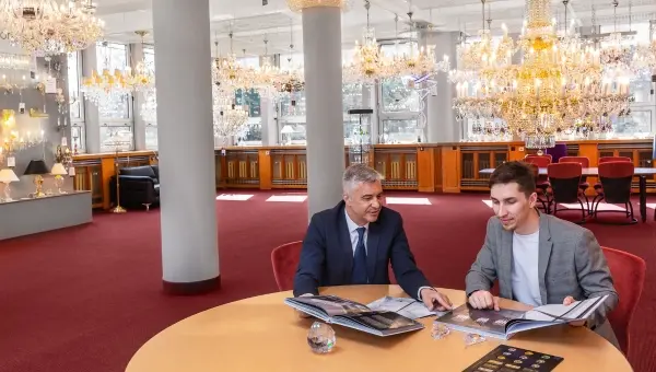 Showroom svítidel ArtCrystal – prostor pro inspiraci i spolupráci