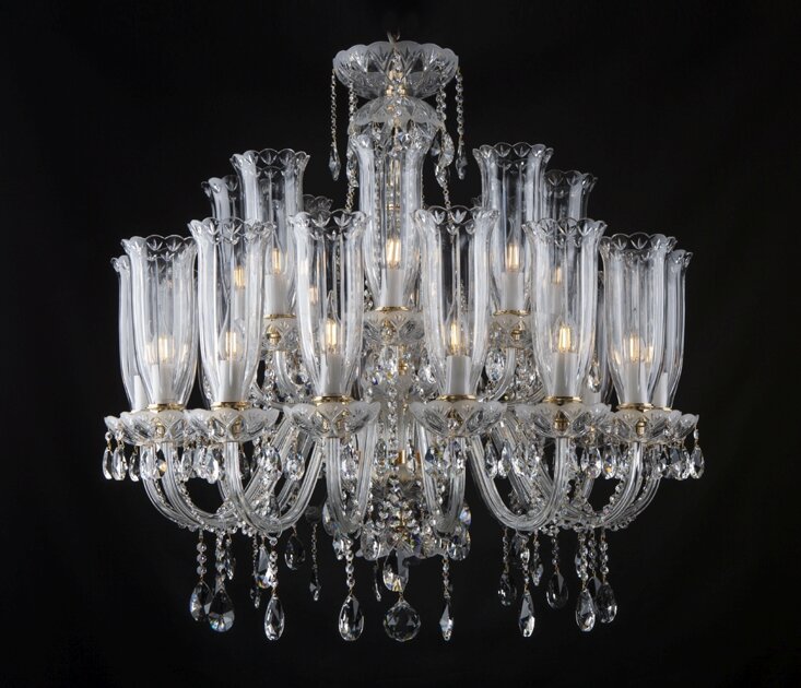 Chandelier Baccarat Style El2032402tmat, How To Clean My Crystal Chandelier