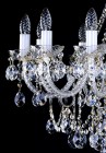 Tradiční křišťálový lustr LA016CE - detail svíčky 