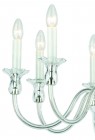 Lámpara de araña de cristal lisa Amelie 6 - detalle
