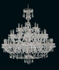 Chandelier crystal large EL6214219SWPB - silver