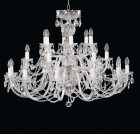 Cut glass crystal chandelier  EL6312495  - silver 