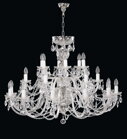 Cut glass crystal chandelier  EL6312495  - silver 