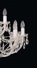 Křišťálový lustr broušený EL6312495  - detail svíčky 