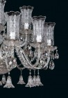 Lámpara de araña de cristal tallada EL68118301TB - detalle