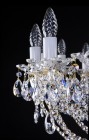 Křišťálový lustr broušený L021CE - detail svíčky 