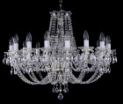 Cut glass crystal chandelier  L021CE - silver 