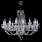 Cut glass crystal chandelier  L021CE - silver 