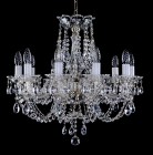 Cut glass crystal chandelier  L023CE - silver