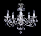 Cut glass crystal chandelier L027CE  - silver