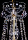 Lámpara de araña de cristal tallada L16044CE - detalle