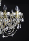 Cut glass crystal chandelier  LW121102200G  - detail 