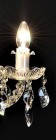  Křišťálový lustr broušený LW142062100G - detail svíčky 
