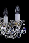 Křišťálový lustr broušený L032CE - detail svíčky 