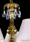 Mosazný lustr se stínidly L321CE - detail 