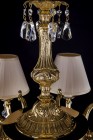 Brass chandelier with Shades  L318CE - detail 