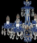 Lámpara de cristal azul EL600613 - detalle