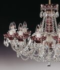 Crystal chandelier purple EL6221217 - detail 