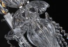 Lámpara de araña de cristal EL1028+402PB - detalle