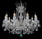 Traditional Crystal Chandeliers EL1161002PB  - silver 