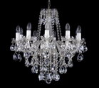 Traditional Crystal Chandeliers L094CL  - silver 