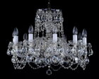 Traditional Crystal Chandeliers L143CE  - silver 